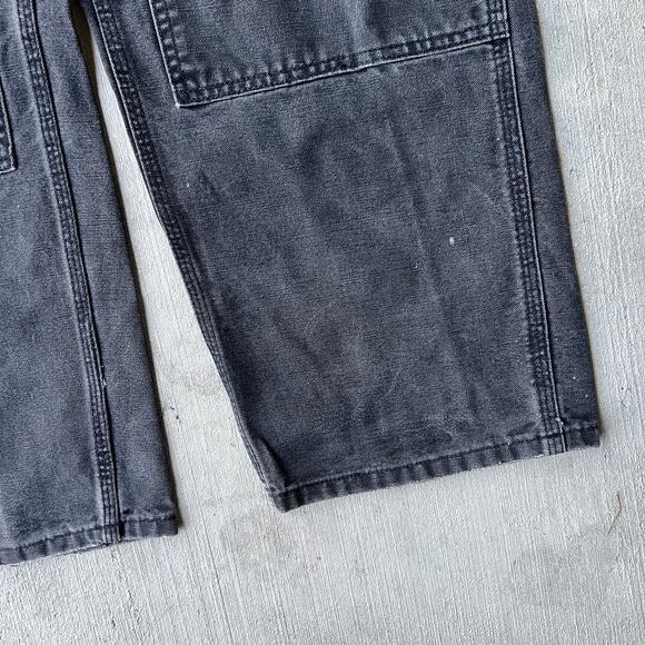 Vintage Y2K Carhartt black double knee work wear carpenter pants - Picture 4 of 10